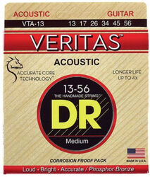 Westerngitarre saiten Dr VTA-13 Acoustic Guitar 6-String Set Veritas Phosphor Bronze 13-56 - Saitensätze 