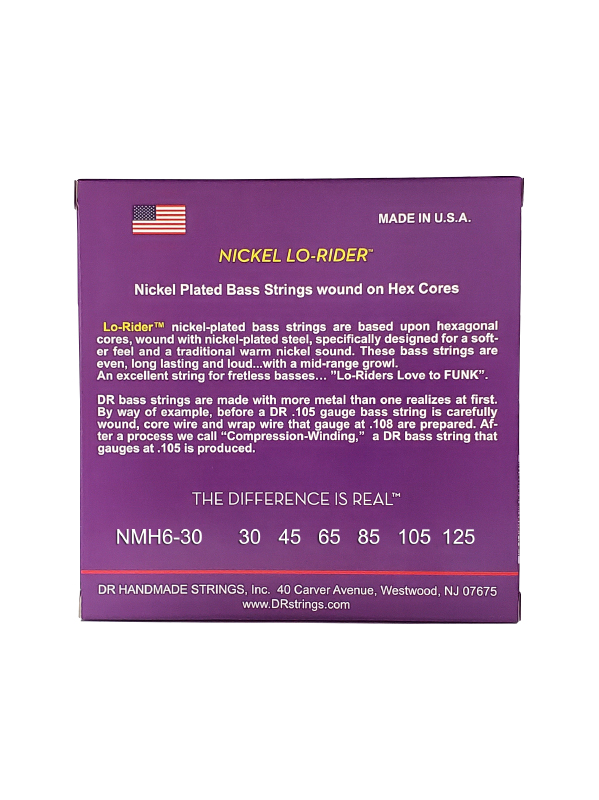 Dr Lo-rider Nickel Plated Steel 30-125 - E-Bass Saiten - Variation 2