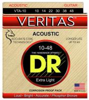 VTA-10 Acoustic Guitar 6-String Set Veritas Phosphor Bronze 10-48 - saitensätze 