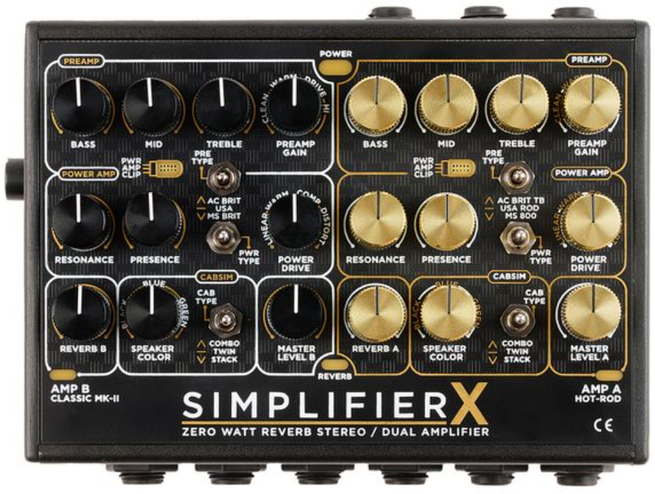 Dsm Humboldt Simplifier X Zero Watt Reverb Stereo Guitar Amp - Gitarrenverstärker-Modellierungssimulation - Main picture