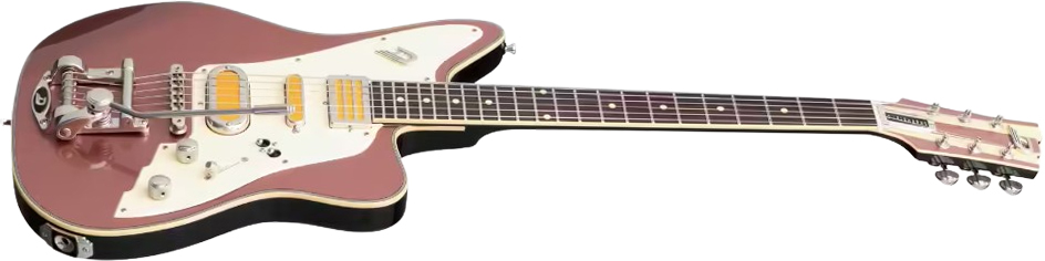 Duesenberg Bros. Landreth Joey's Guitar Signature  Rw Trem - Sunset Rose - Retro-Rock-E-Gitarre - Variation 1