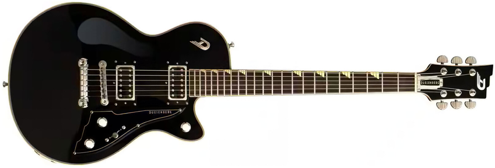 Duesenberg Fantom S 2h Ht Rw - Black - Single-Cut-E-Gitarre - Main picture