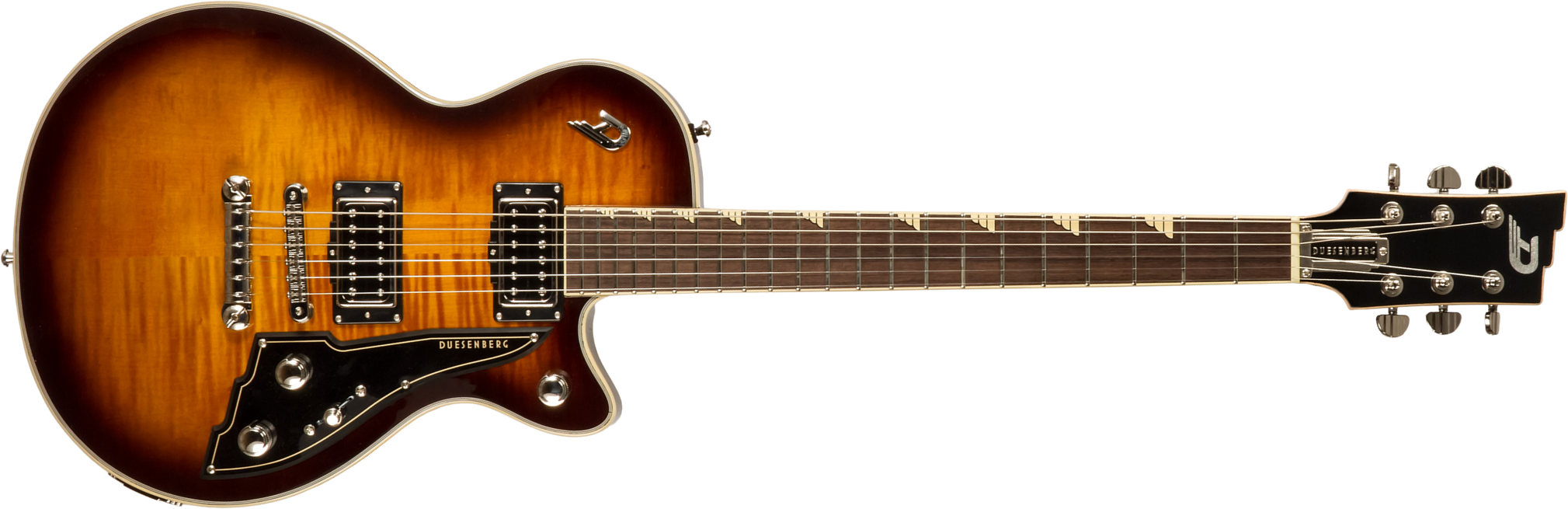 Duesenberg Fantom S 2h Ht Rw - Light Antique Burst - Single-Cut-E-Gitarre - Main picture