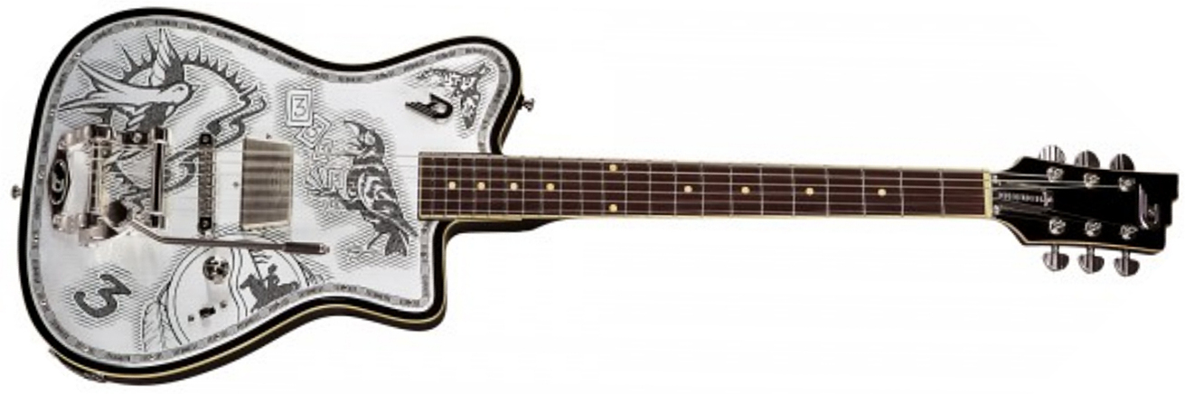 Duesenberg Johnny Depp Alliance S Trem Rw - Aluminium Plate - Signature-E-Gitarre - Main picture