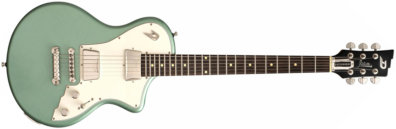 Duesenberg Julietta 2h Ht Rw - Catalina Harbor Green - Single-Cut-E-Gitarre - Main picture