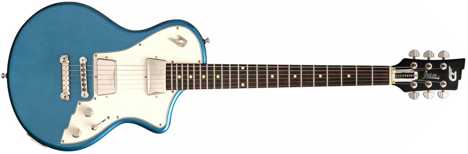 Duesenberg Julietta 2h Ht Rw - Catalina Blue - Single-Cut-E-Gitarre - Main picture