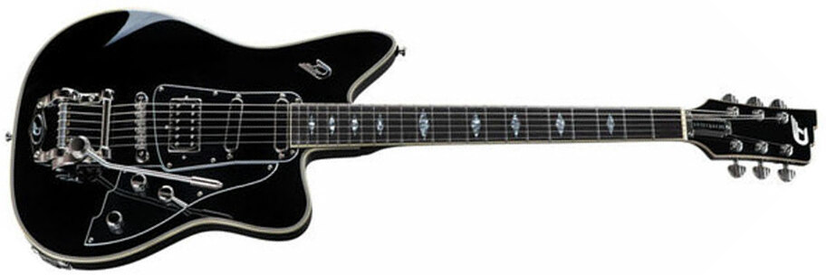 Duesenberg Paloma Hss Trem Rw - Black - Single-Cut-E-Gitarre - Main picture