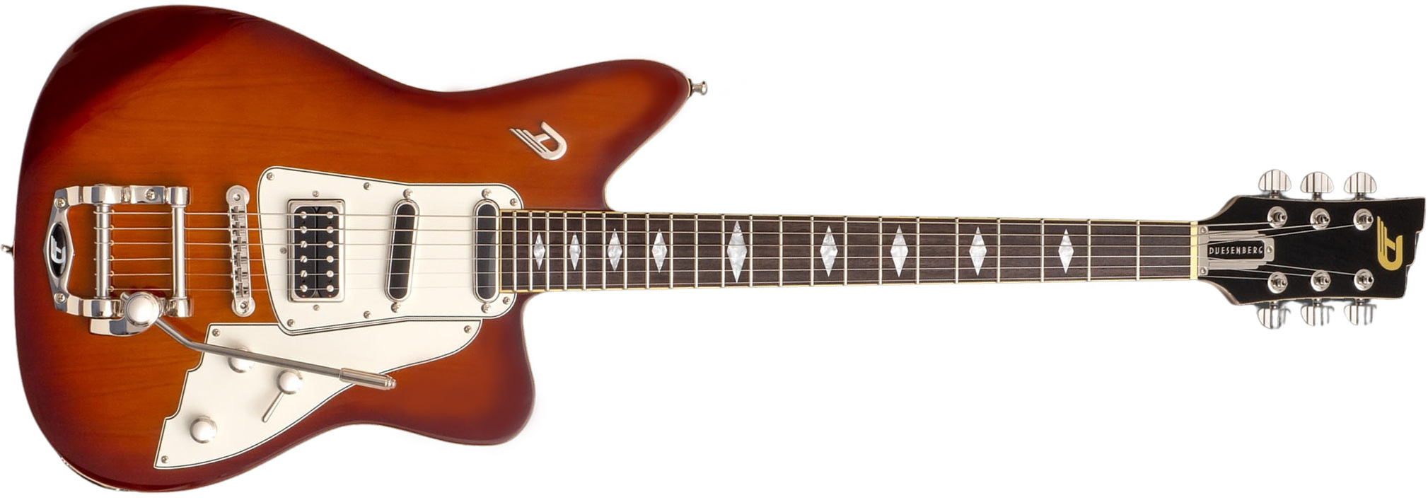 Duesenberg Paloma Hss Trem Rw - Vintage Burst - Single-Cut-E-Gitarre - Main picture