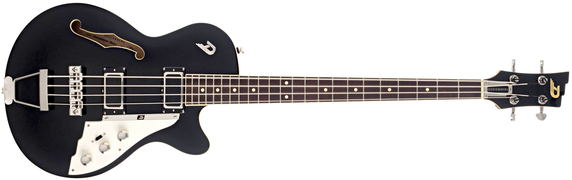 Duesenberg Starplayer Bass Shsc Rw - Black - Solidbody E-bass - Main picture