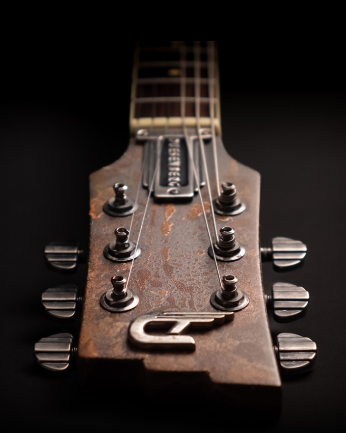 Duesenberg Custom Shop Starplayer Tv Hs Trem Rw - Rusty Relic - Semi-Hollow E-Gitarre - Variation 4