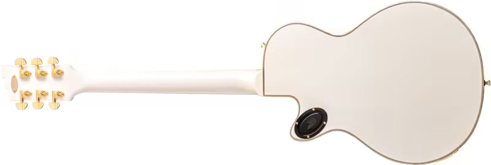 Duesenberg Fantom A 2h Ht Eb - Aged White - Single-Cut-E-Gitarre - Variation 1