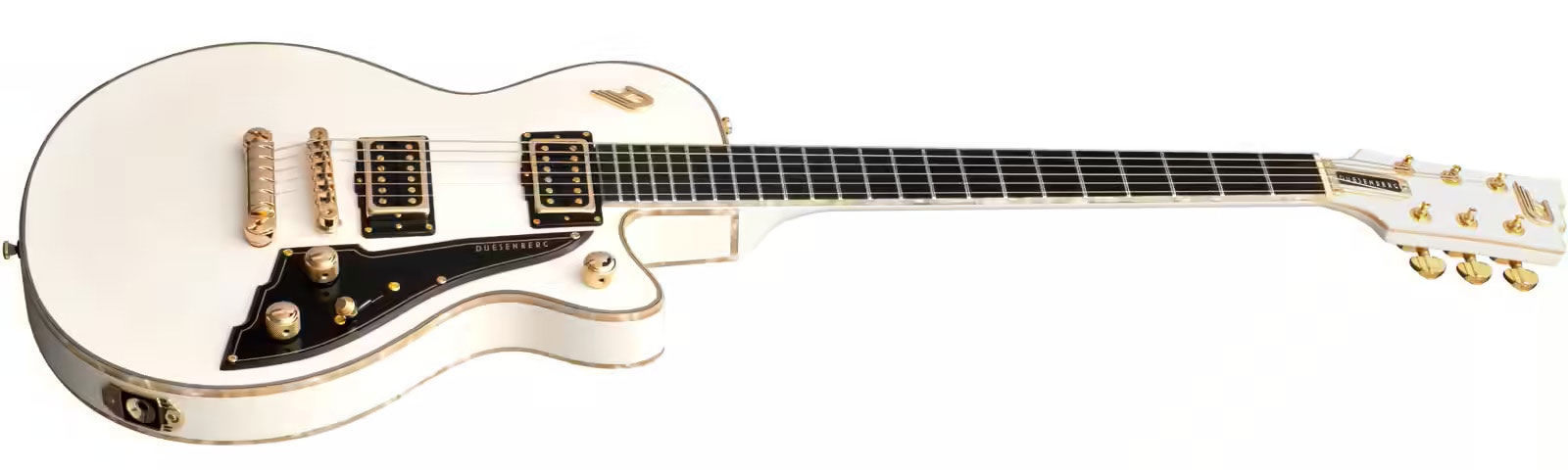 Duesenberg Fantom A 2h Ht Eb - Aged White - Single-Cut-E-Gitarre - Variation 2