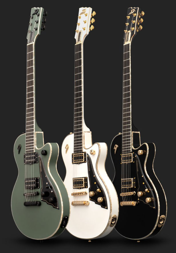 Duesenberg Fantom A 2h Ht Eb - Aged White - Single-Cut-E-Gitarre - Variation 4