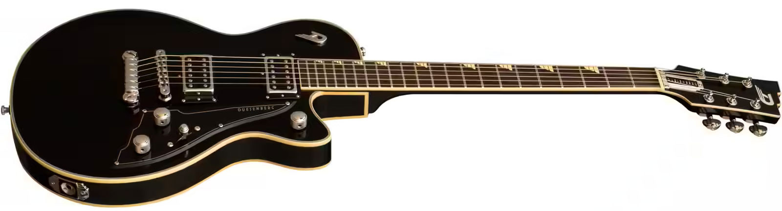 Duesenberg Fantom S 2h Ht Rw - Black - Single-Cut-E-Gitarre - Variation 2