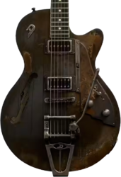 Semi-hollow e-gitarre Duesenberg Custom Shop Starplayer TV - Rusty Relic
