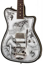 Signature-e-gitarre Duesenberg Johnny Depp Alliance - Aluminium plate