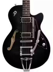 Semi-hollow e-gitarre Duesenberg Starplayer CBR - Transparent black burst