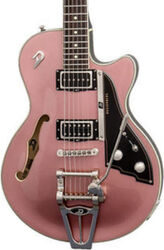 Semi-hollow e-gitarre Duesenberg Starplayer TV - Catalina sunset rose