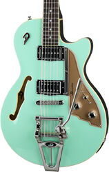 Semi-hollow e-gitarre Duesenberg Starplayer TV - Surf green