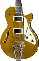 Semi-hollow e-gitarre Duesenberg Starplayer TV - Gold top