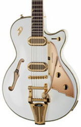 Semi-hollow e-gitarre Duesenberg Starplayer TV Phonic - Venetian white