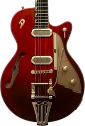 Semi-hollow e-gitarre Duesenberg Starplayer TV Phonic - Balboa Pearl Red