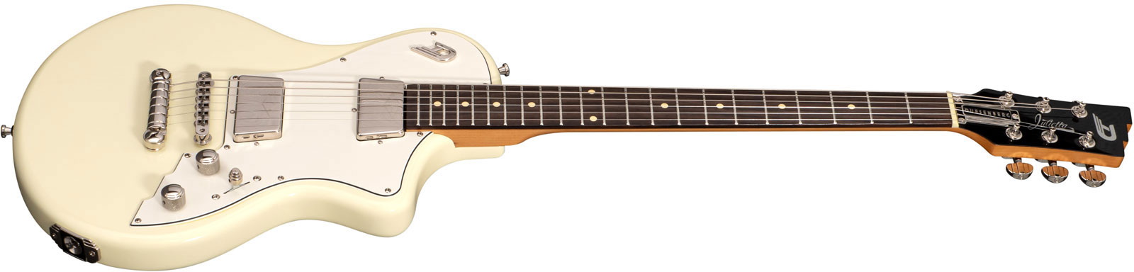 Duesenberg Julietta 2h Ht Rw - Vintage White - Single-Cut-E-Gitarre - Variation 1