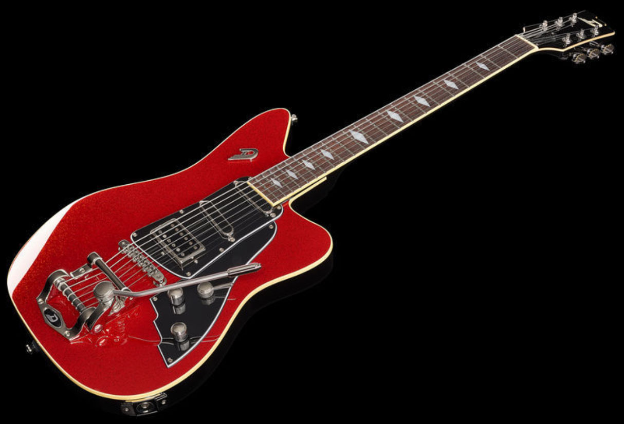 Duesenberg Paloma Hss Trem Rw - Red Sparkle - Single-Cut-E-Gitarre - Variation 1