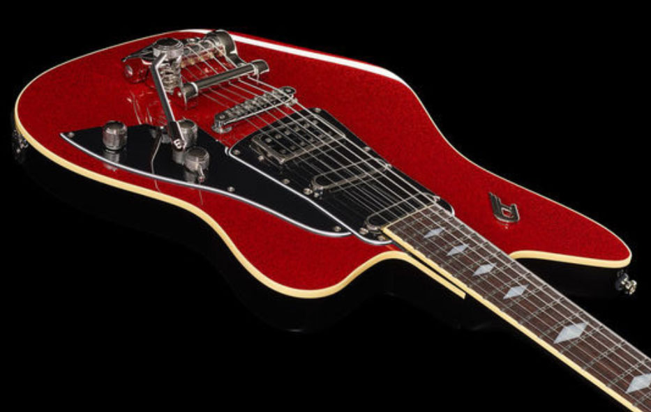 Duesenberg Paloma Hss Trem Rw - Red Sparkle - Single-Cut-E-Gitarre - Variation 2