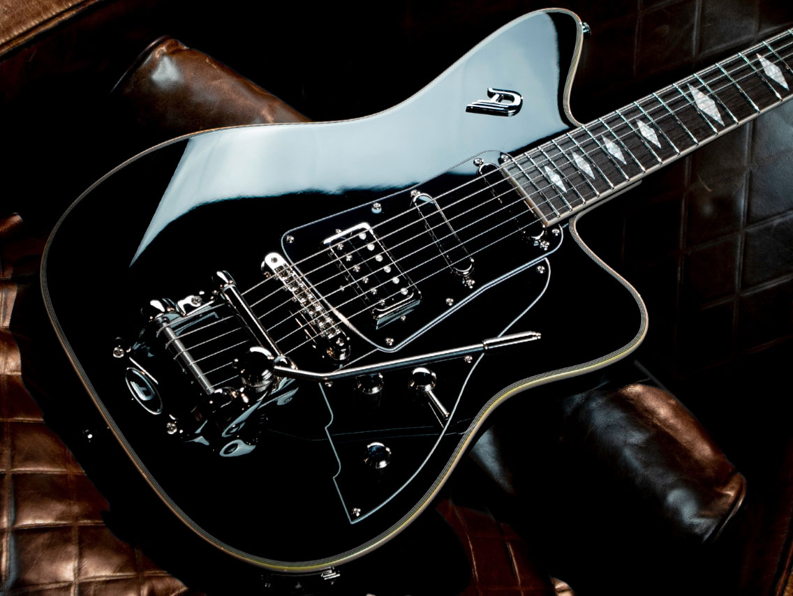 Duesenberg Paloma Hss Trem Rw - Black - Single-Cut-E-Gitarre - Variation 2