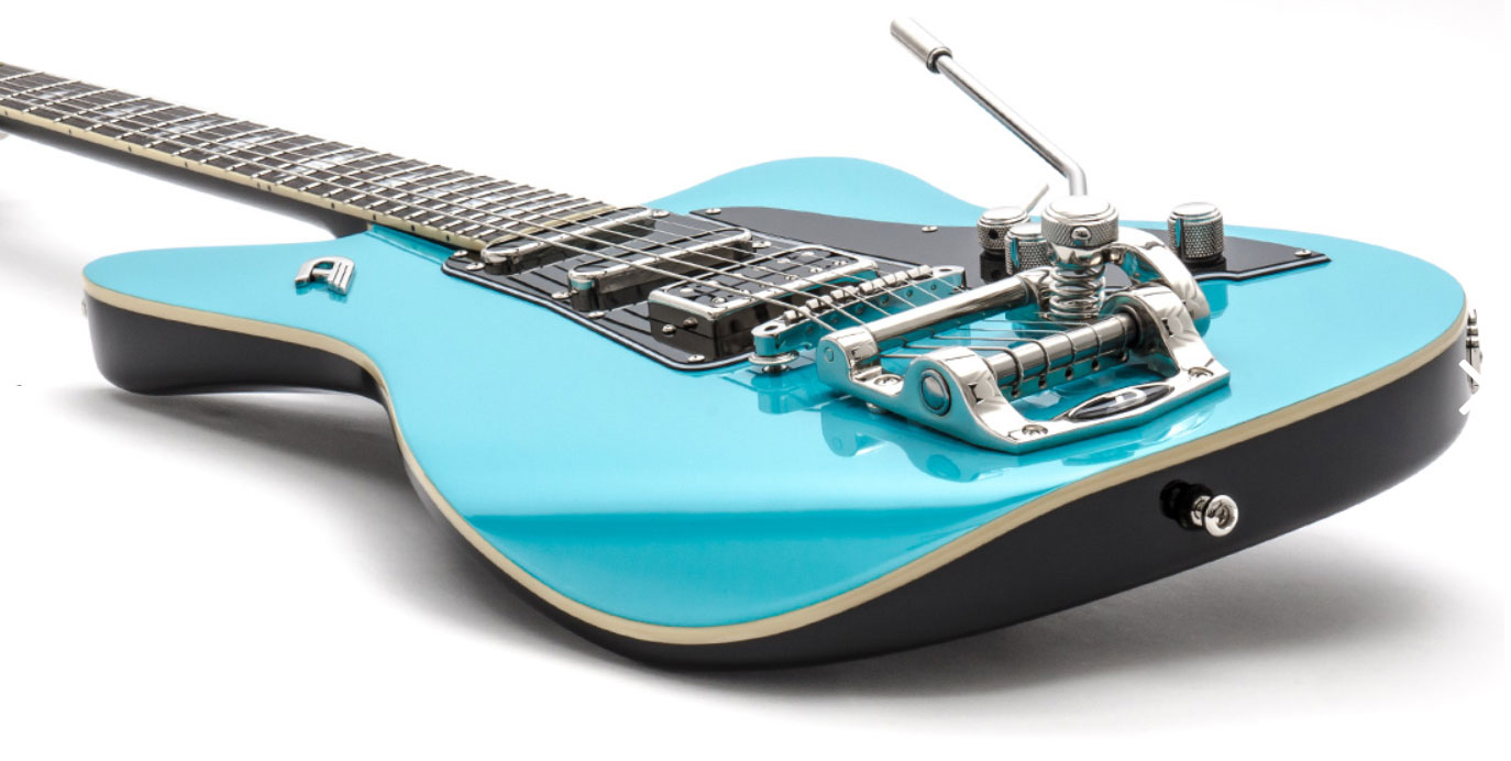 Duesenberg Paloma Hss Trem Rw - Narvik Blue - Single-Cut-E-Gitarre - Variation 2