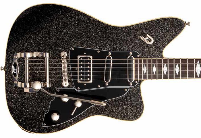 Duesenberg Paloma Hss Trem Rw - Black Sparkle - Single-Cut-E-Gitarre - Variation 3
