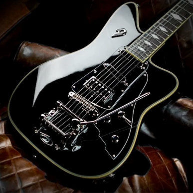 Duesenberg Paloma Hss Trem Rw - Black - Single-Cut-E-Gitarre - Variation 6