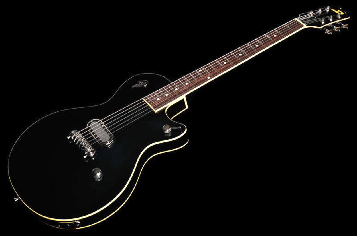 Duesenberg Senior Chambered H Ht Rw - Black - Single-Cut-E-Gitarre - Variation 1