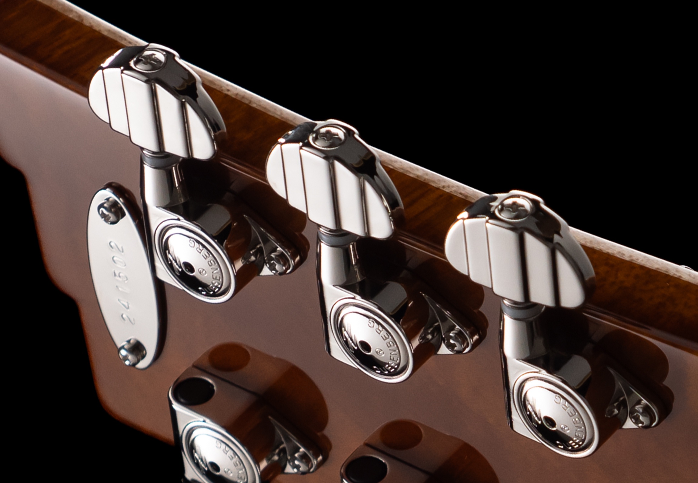 Duesenberg Starplayer Cbr Hs Trem Bigsby Rw - Transparent Black Burst - Semi-Hollow E-Gitarre - Variation 9