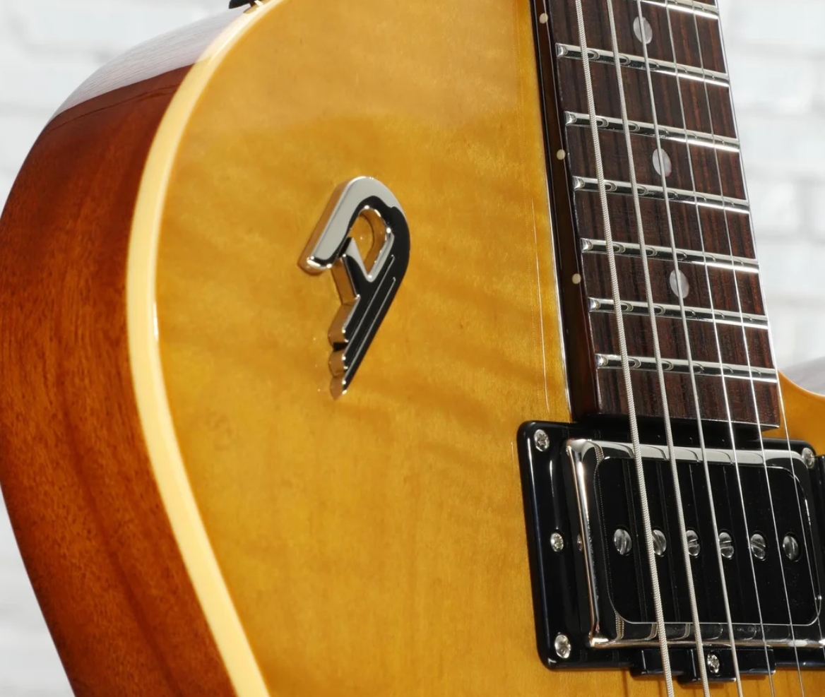 Duesenberg Starplayer Cbr Hs Trem Bigsby Rw - Transparent Honey - Semi-Hollow E-Gitarre - Variation 2