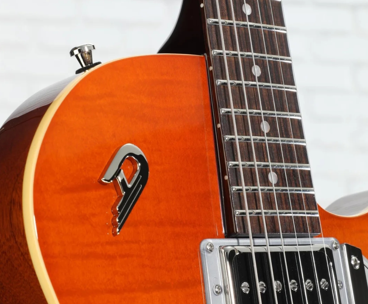 Duesenberg Starplayer Cbr Hs Trem Bigsby Rw - Transparent Vintage Orange - Semi-Hollow E-Gitarre - Variation 3