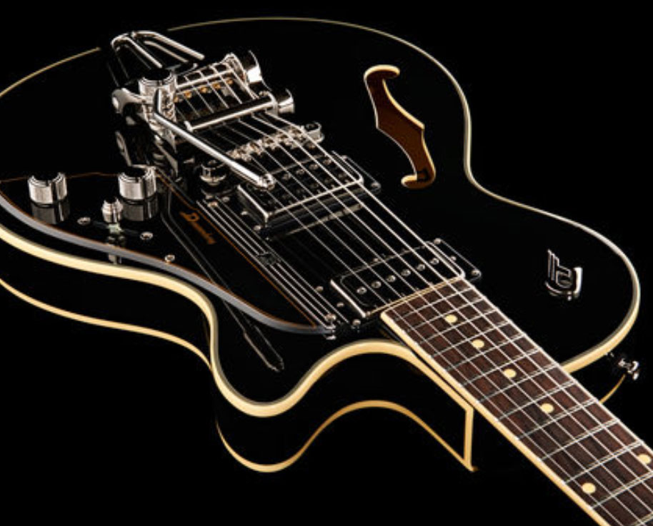 Duesenberg Starplayer Iii Hs Trem Rw - Black - Semi-Hollow E-Gitarre - Variation 2