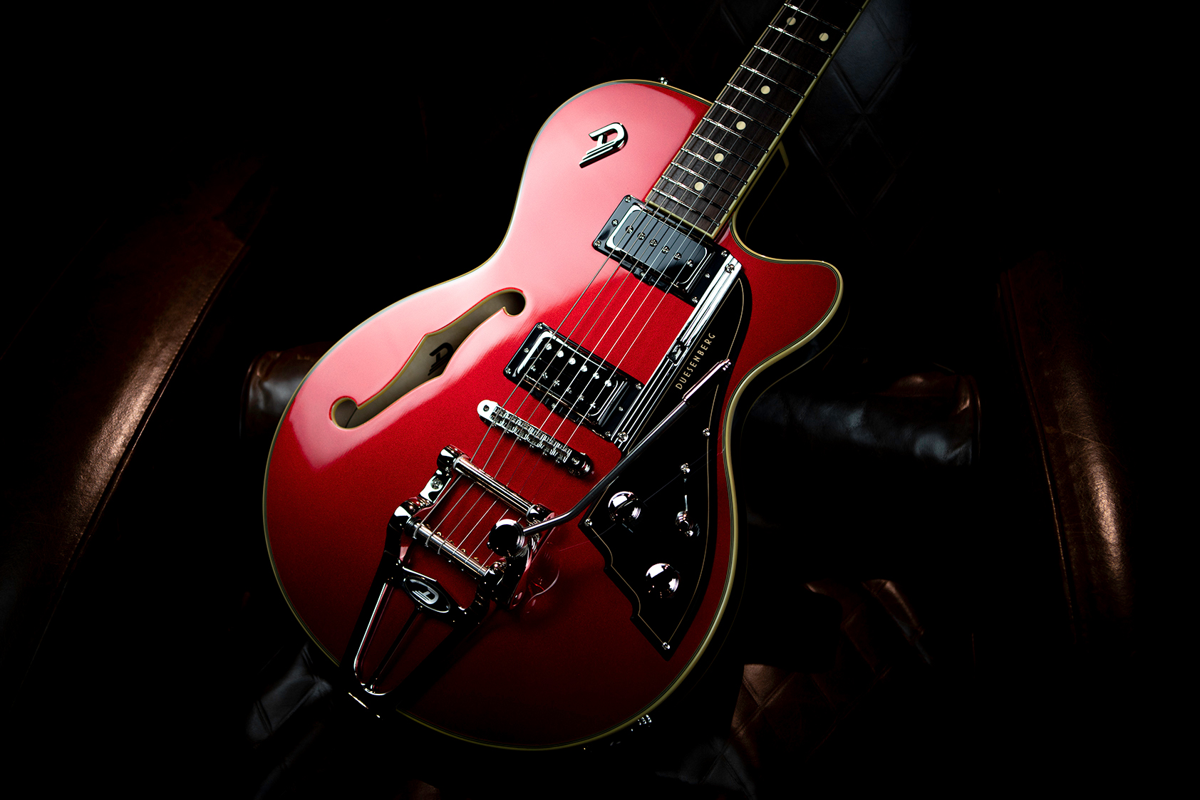 Duesenberg Starplayer Iii Hs Trem Rw - Catalina Red - Semi-Hollow E-Gitarre - Variation 2