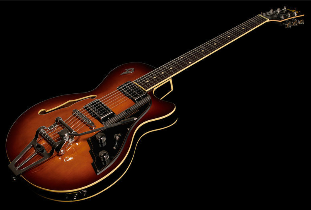 Duesenberg Starplayer Tv Hs Trem Rw - Vintage Burst - Semi-Hollow E-Gitarre - Variation 1
