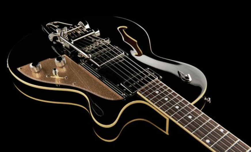 Duesenberg Starplayer Tv Hs Trem Rw - Black - Semi-Hollow E-Gitarre - Variation 3