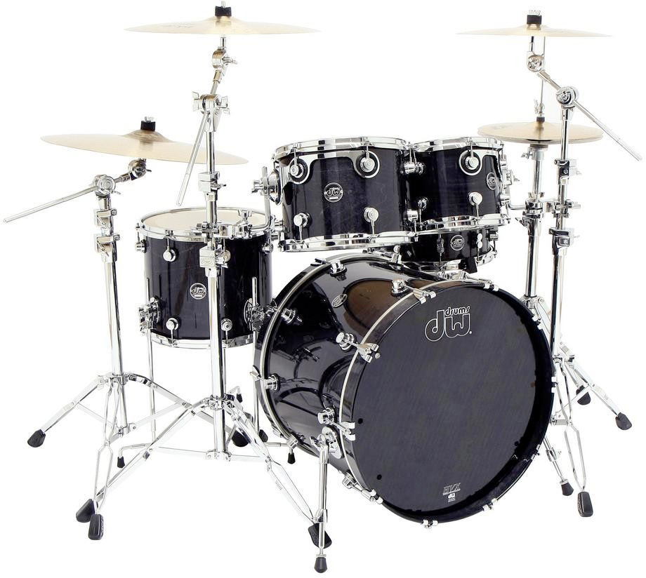 Dw Performance Set Standard - 4 FÛts - Ebony Stain - Akustik Schlagzeug Fusion - Main picture