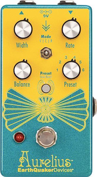 Modulation/chorus/flanger/phaser & tremolo effektpedal Earthquaker Aurelius Tri-Voice Chorus