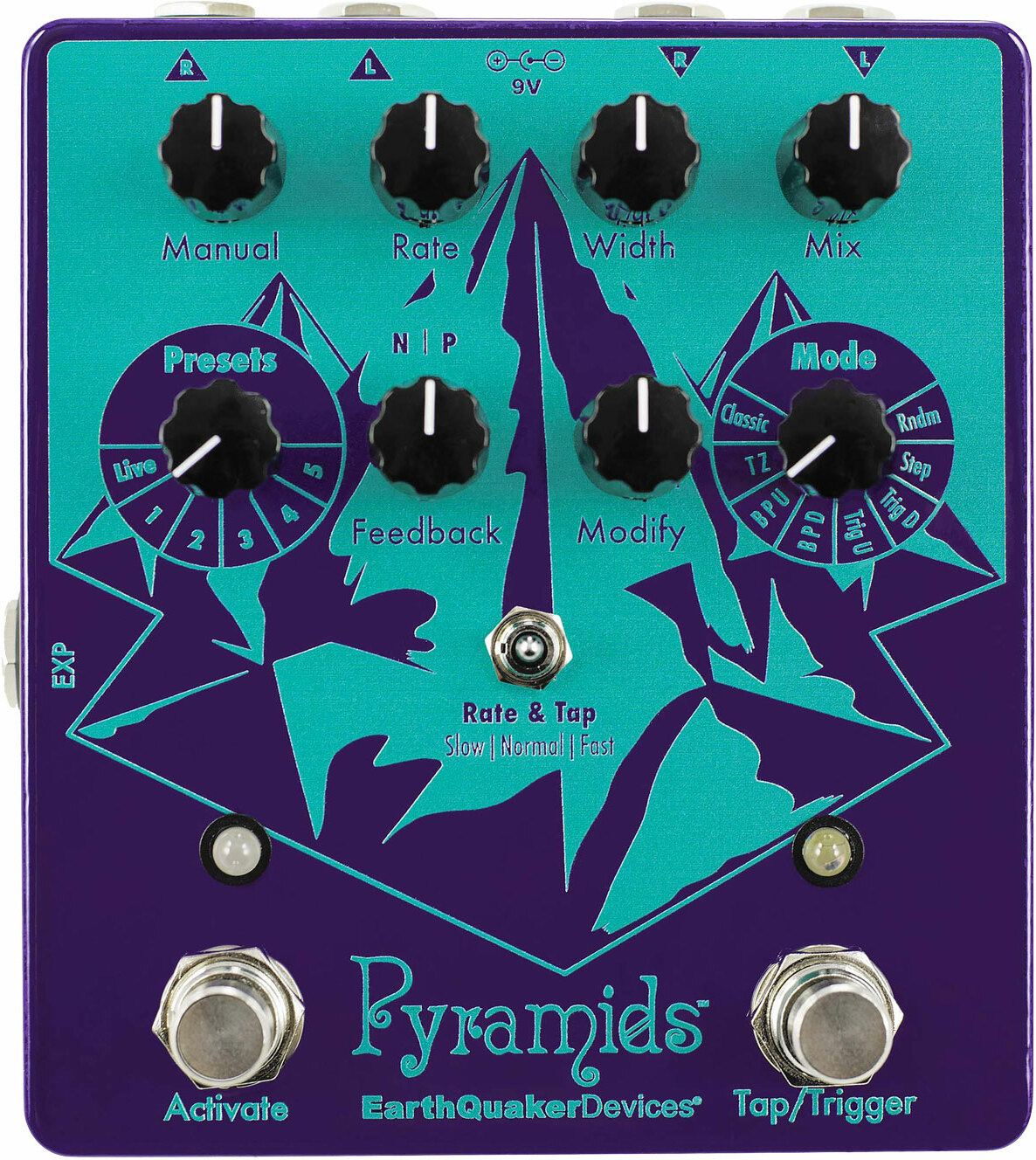 Earthquaker Pyramids Flanger - Modulation/Chorus/Flanger/Phaser & Tremolo Effektpedal - Main picture