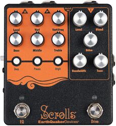 Overdrive/distortion/fuzz effektpedal Earthquaker devices Scrolls Bass Odyssey (Overdrive / EQ)
