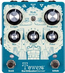 Reverb/delay/echo effektpedal Earthquaker devices Towers