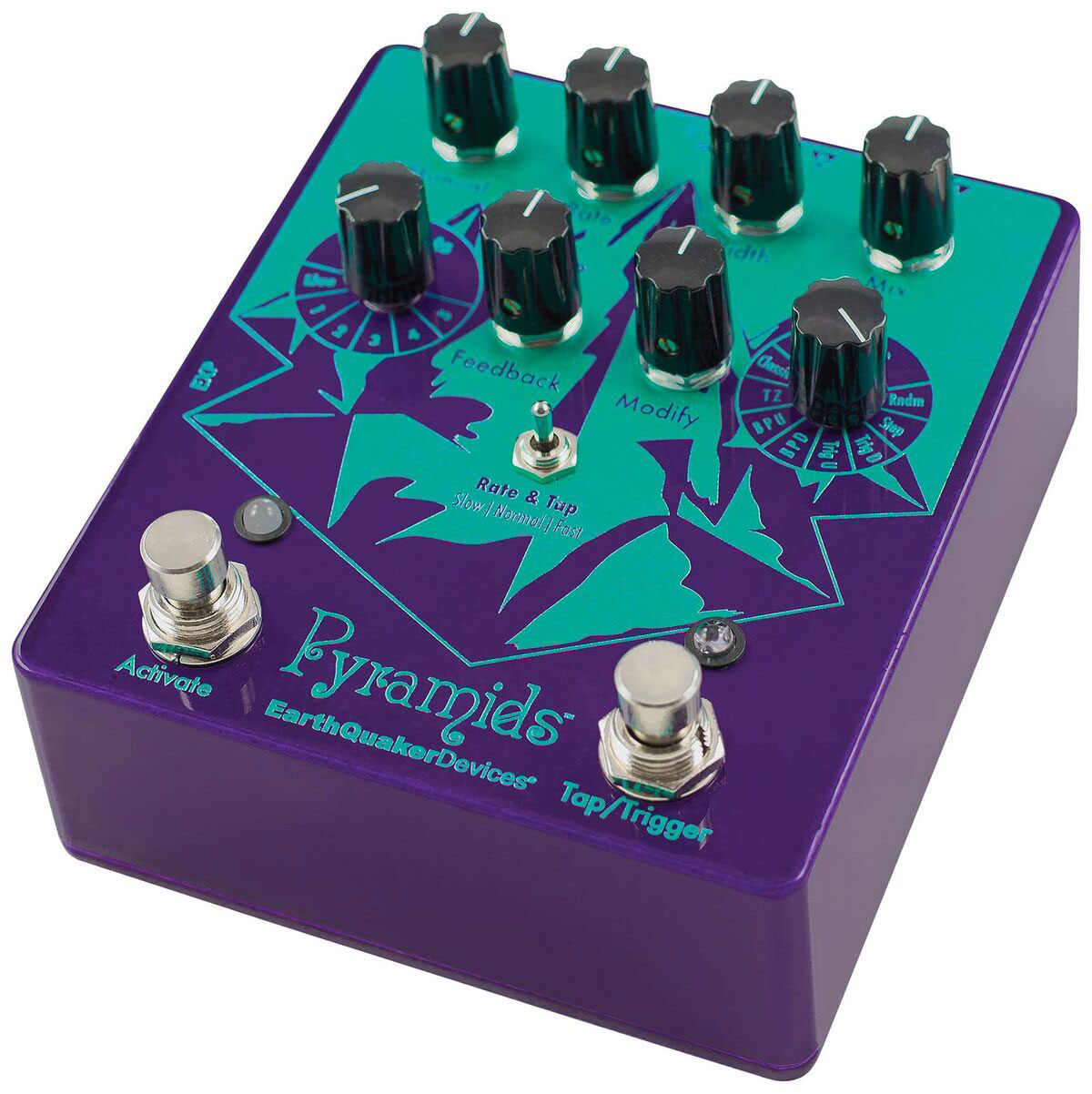 Earthquaker Pyramids Flanger - Modulation/Chorus/Flanger/Phaser & Tremolo Effektpedal - Variation 1