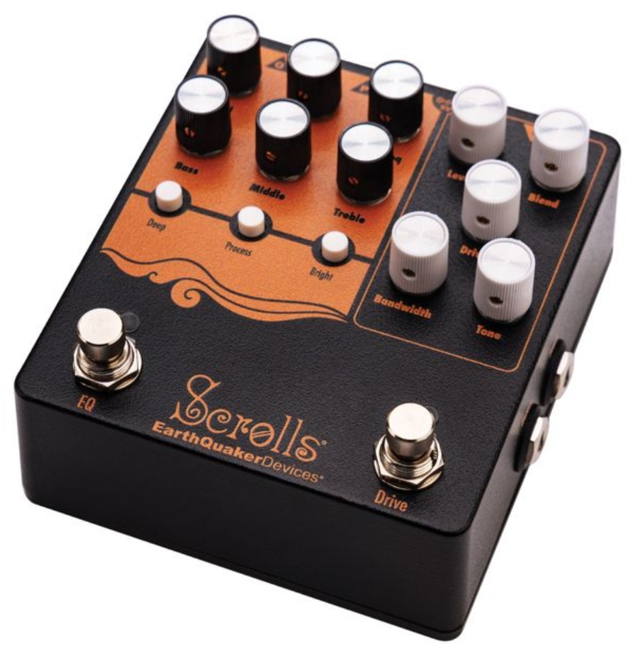 Earthquaker Devices Scrolls Bass Odyssey Overdrive / Eq - Overdrive/Distortion/Fuzz Effektpedal - Variation 1
