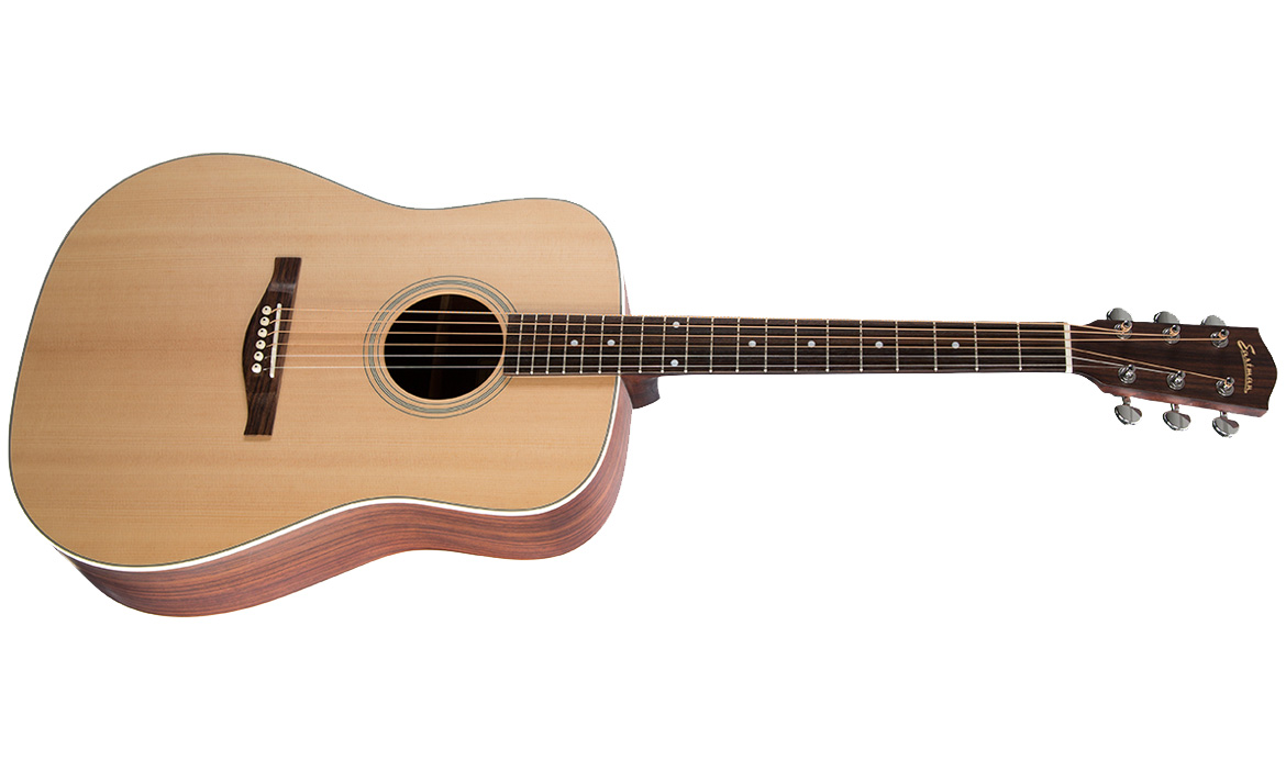 Eastman Ac220 Dreadnought Epicea Palissandre Rw +housse - Natural - Westerngitarre & electro - Variation 1