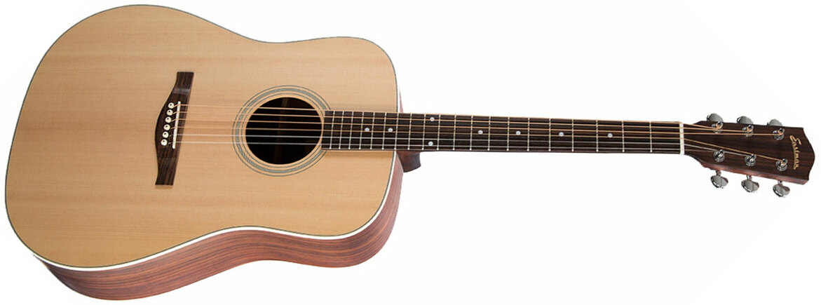 Eastman Ac220 Dreadnought Epicea Palissandre Rw +housse - Natural - Westerngitarre & electro - Main picture
